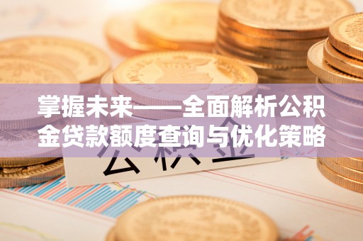 苏尼特右旗掌握未来——全面解析公积金贷款额度查询与优化策略