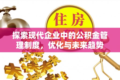 苏尼特右旗探索现代企业中的公积金管理制度，优化与未来趋势