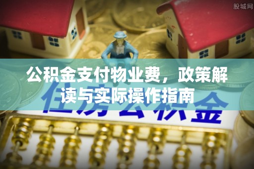苏尼特右旗公积金支付物业费，政策解读与实际操作指南